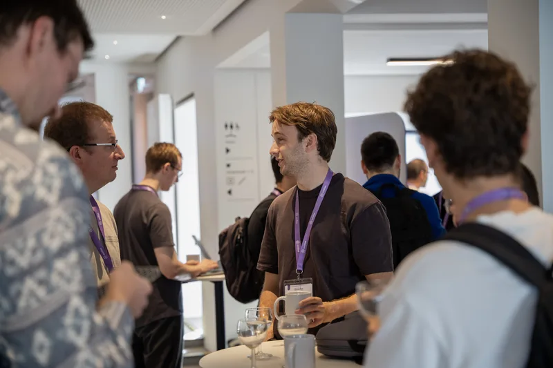 Elias at the Oxidize conference in Berlin.